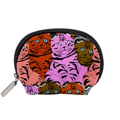 Tileable Seamless Cat Kitty Accessory Pouch (Small)