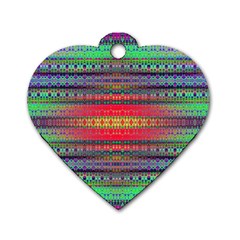 Abundance Dog Tag Heart (two Sides) by Thespacecampers