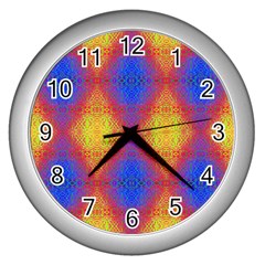 Time Wall Clock (Silver)