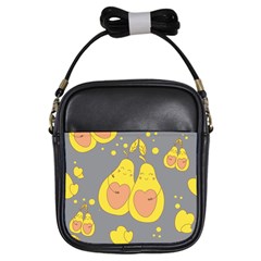 Avocado-yellow Girls Sling Bag by nate14shop