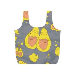 Avocado-yellow Full Print Recycle Bag (s) by nate14shop