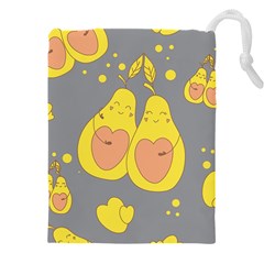 Avocado-yellow Drawstring Pouch (4xl) by nate14shop