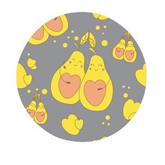 Avocado-yellow Mini Round Pill Box (pack Of 5)