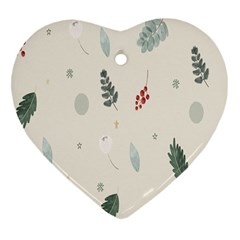 Background-gry Abstrac Heart Ornament (two Sides) by nate14shop