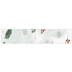 Background-white Abstrack Small Flano Scarf
