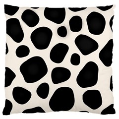 Leoperd-white-black Background Large Cushion Case (one Side) by nate14shop