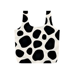 Leoperd-white-black Background Full Print Recycle Bag (s)