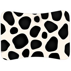 Leoperd-white-black Background Velour Seat Head Rest Cushion by nate14shop