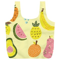 Graphic-fruit Full Print Recycle Bag (xl) by nate14shop