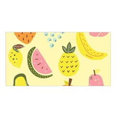 Graphic-fruit Satin Shawl 45  X 80  by nate14shop