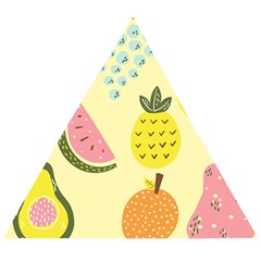 Graphic-fruit Wooden Puzzle Triangle by nate14shop