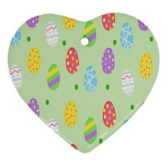 Eggs Heart Ornament (two Sides) by nate14shop