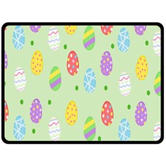 Eggs Double Sided Fleece Blanket (large)  by nate14shop