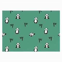 Pandas Large Glasses Cloth (2 Sides) by nate14shop