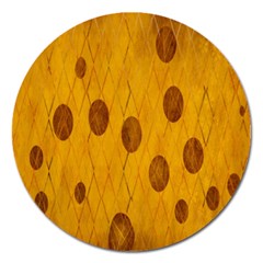 Mustard Magnet 5  (round) by nate14shop