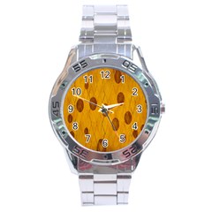Mustard Stainless Steel Analogue Watch by nate14shop