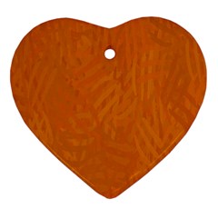 Orange Ornament (heart)