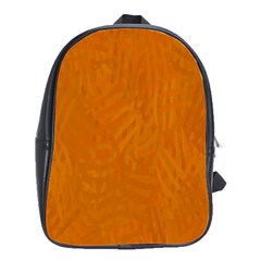 Orange School Bag (large) by nate14shop