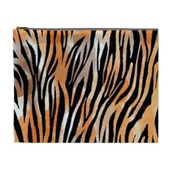 Seamless Zebra Stripe Cosmetic Bag (xl)