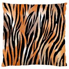 Seamless Zebra Stripe Large Cushion Case (two Sides) by nate14shop