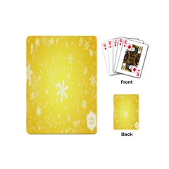 Snowflakes Playing Cards Single Design (mini)