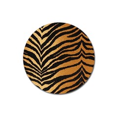 Greenhouse-fabrics-tiger-stripes Magnet 3  (round) by nate14shop