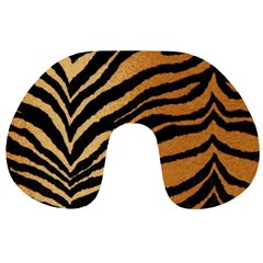 Greenhouse-fabrics-tiger-stripes Travel Neck Pillow by nate14shop