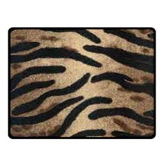 Tiger 001 Fleece Blanket (small) by nate14shop