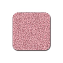 Flora Rubber Coaster (square) by nate14shop