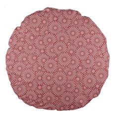 Flora Large 18  Premium Flano Round Cushions by nate14shop