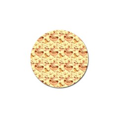 Hot-dog-pizza Golf Ball Marker by nate14shop