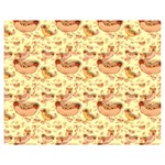 Hot-dog-pizza Double Sided Flano Blanket (Medium)  60 x50  Blanket Front