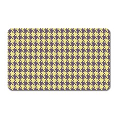 Houndstooth Magnet (rectangular) by nate14shop