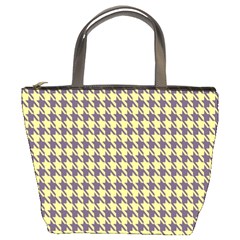 Houndstooth Bucket Bag by nate14shop