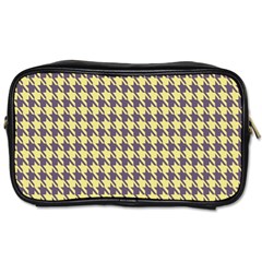 Houndstooth Toiletries Bag (one Side) by nate14shop