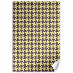 Houndstooth Canvas 20  X 30  by nate14shop