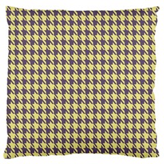 Houndstooth Standard Flano Cushion Case (one Side) by nate14shop