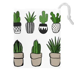 Succulents Drawstring Pouch (5xl) by nate14shop