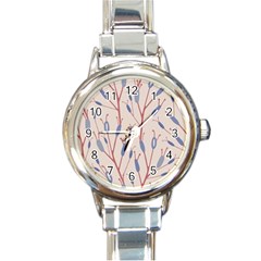 Abstract-006 Round Italian Charm Watch by nate14shop