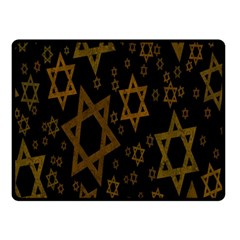 Star-of-david Double Sided Fleece Blanket (small)  by nate14shop