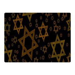 Star-of-david Double Sided Flano Blanket (mini)  by nate14shop