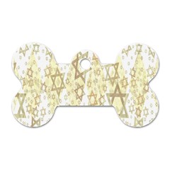 Star-of-david-001 Dog Tag Bone (one Side) by nate14shop