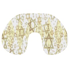 Star-of-david-001 Travel Neck Pillow by nate14shop