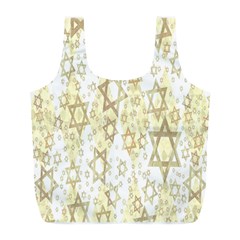 Star-of-david-001 Full Print Recycle Bag (l) by nate14shop