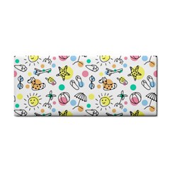 Drawing Pattern Hand Towel by artworkshop