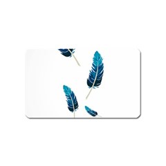 Feather Bird Magnet (name Card) by artworkshop