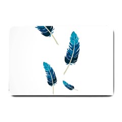 Feather Bird Small Doormat  by artworkshop