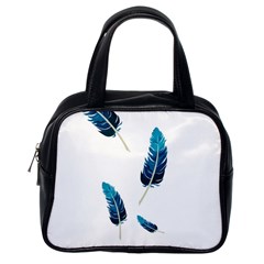 Feather Bird Classic Handbag (one Side) by artworkshop