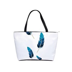 Feather Bird Classic Shoulder Handbag by artworkshop