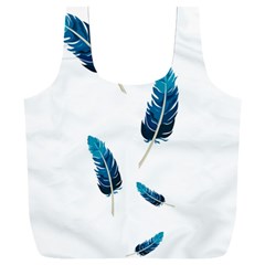 Feather Bird Full Print Recycle Bag (xxl) by artworkshop